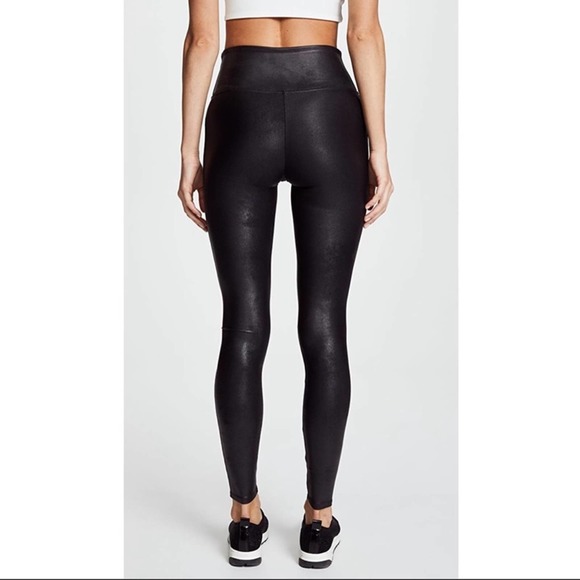 Spanx Faux Leather Leggings in Black Size Small - Picture 4 of 5